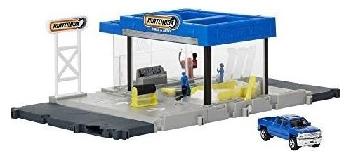 Matchbox Action Drivers Matchbox Auto Shop Playset Con 1 Mat