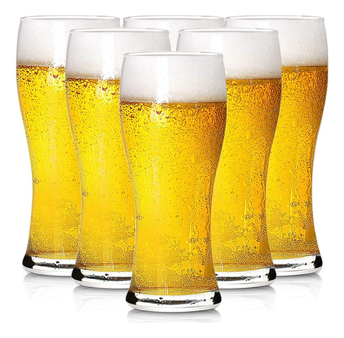 Bpfy Pilsner - Juego De 6 Vasos De Cerveza De 16 Onzas, Vaso