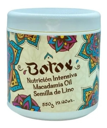 Btx Capilar Nutricion Intensiva De Macadamia Oil 550gr