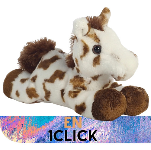 Peluches Aurora Mini Flopsie Caballo Appaloosa Blanco Gypsy Gypsy