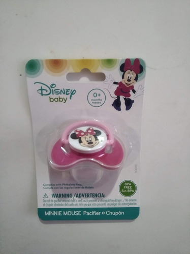 Imagen 1 de 3 de Chupón Disney Mickey Mause 0+