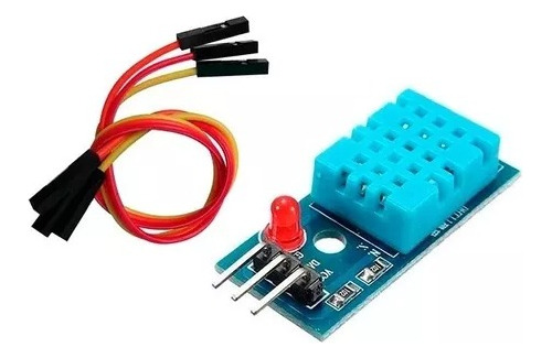 Dht11 Modulo Sensor Temperatura Humedad Con Cable Dupont