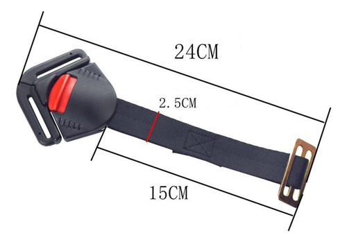 W Para / Hebilla Del Cinturón De Seguridad Del Asiento Del