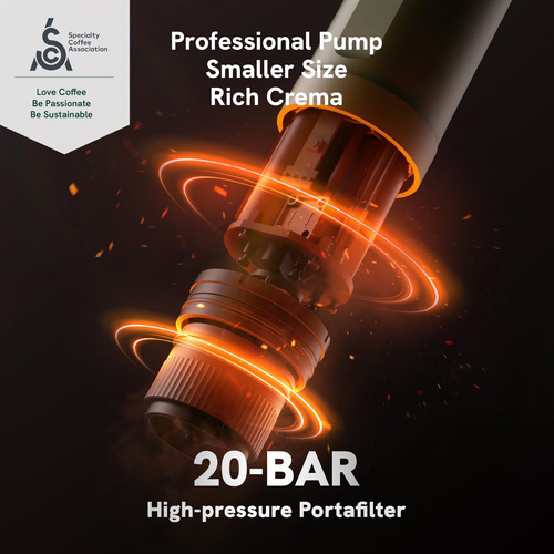 Portable Electric Espresso Machine Outin Nano W/ Usb-c