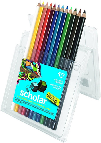 Imagen 2 de 7 de Lapices Prismacolor Scholar 12 Colores Importados