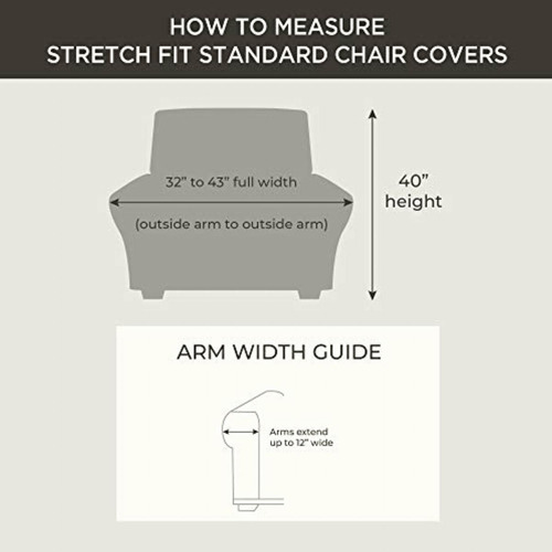 Surefit Funda Elástica Para Sofá De 2 Piezas, Diseño De