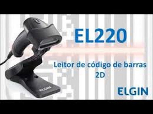 Leitor de código de barras com suporte Elgin EL120 USB 1D 5V