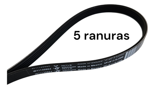 Banda Lavadora Whirlpool W11130864 5 Ranuras Original