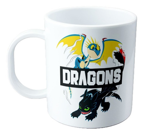Juego De Tazas De Plastico - Como Entrenar A Tu Dragón X4