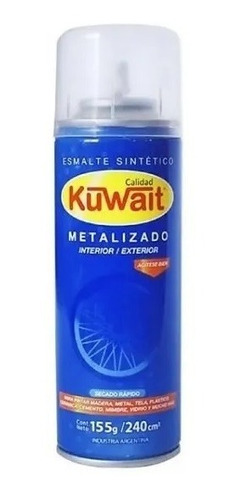 Esmalte Sintético En Aerosol Kuwait Metalizado Oro X 240cc