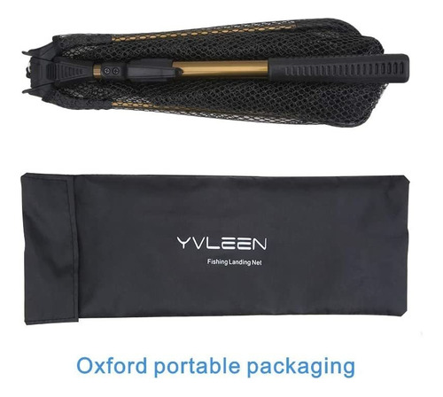 Yvleen Folding Fishing Net - Foldable Fish Landing Net Robus