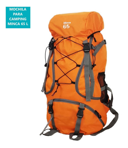 Mochila Para Camping Playa Viaje Trekking Montaña 65 L