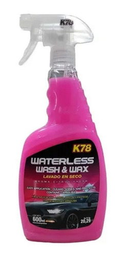 Lava Autos Lavado En Seco K78 Carnauba Aroma Citrus Fresh