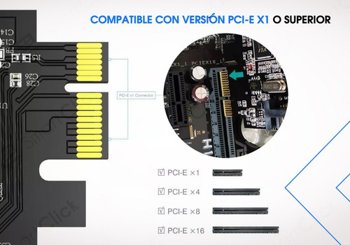 Imagen 5 de 10 de Placa Pci A Usb 3.0 Pcie Express De 4 Puertos 5gbps Chip Vli