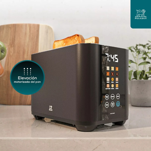 Tostadora Electrica Digital Peugeot Limoges Negra Acero Inox