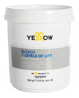 Polvo Decolorante Yellow Bleach De 500g - 7 Levels Of Lifts