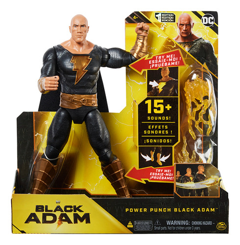 Black Adam Figura 12 Pulgadas Interactiva