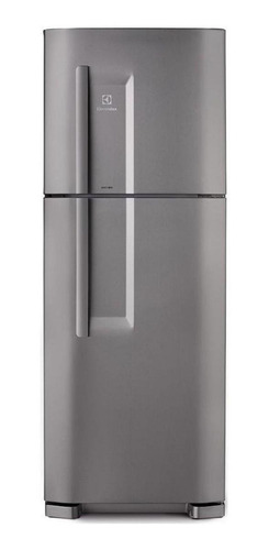 Imagem 2 de 3 de Geladeira Electrolux DC51 prata com freezer 475L 220V
