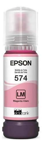 Botella De Tinta Epson T574 Light Magenta T574620-al