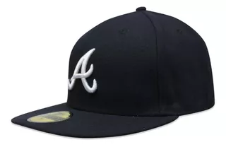 Gorra New Era 5950 Mlb Atlanta Braves Road 2017 Azul