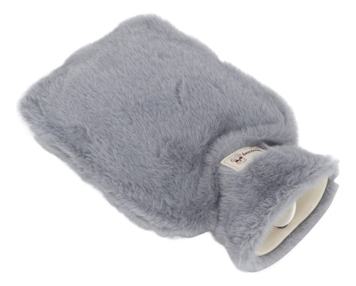 Bolsa De Peluche Gris Para Manos Con Agua Caliente, 1000 Ml,