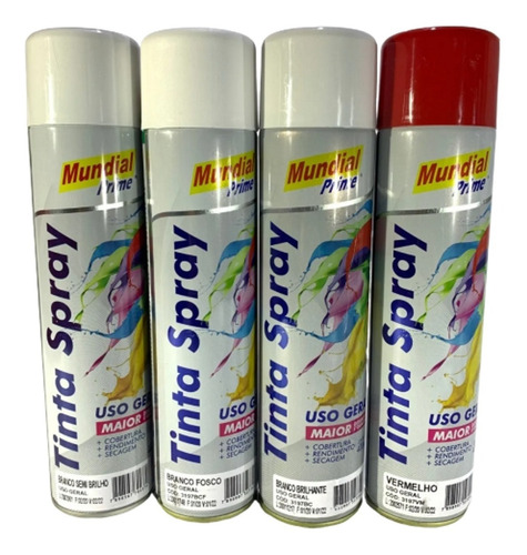 Pintura Aerosol Spray Esmalte Blanco Satinado #1  400ml M58