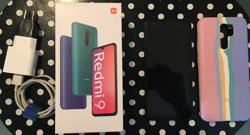 Celular Xiaomi Redmi 9 Liberado Negro 4gb Ram 64gb Rom