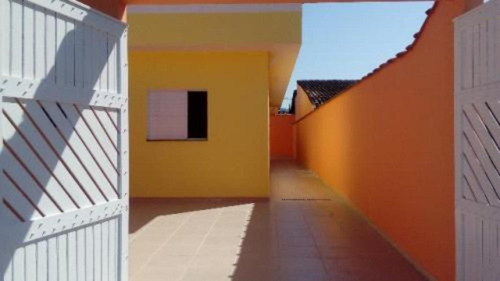 Linda Casa No Bairro Nova Itanhaém No Litoral Sul - 3810 Npc