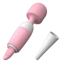Comprar Massageador Recarregável 2 In 1 Com 10 Modos De Vibração E 1