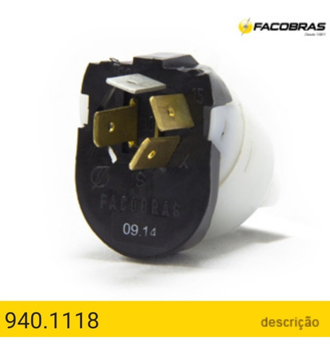 Comutador D Partida Gol Voyage Saveiro Parati 87/90 Quadrado
