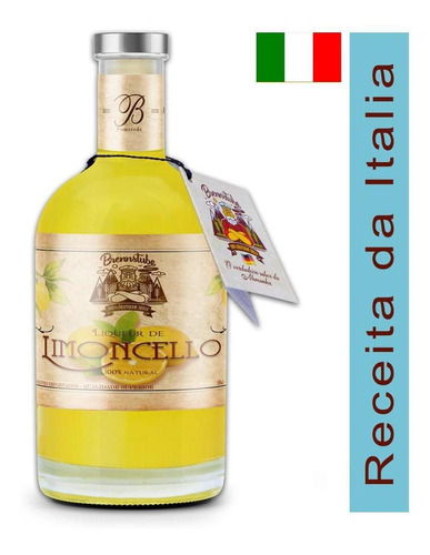 Limoncello -kit Com 2 - Licor Fino De Limão Siciliano