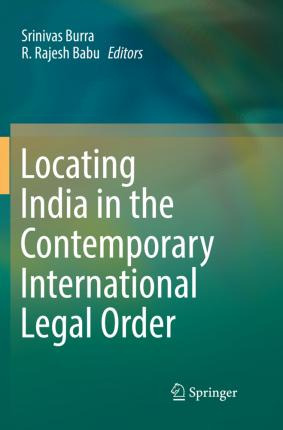 Libro Locating India In The Contemporary International Le...