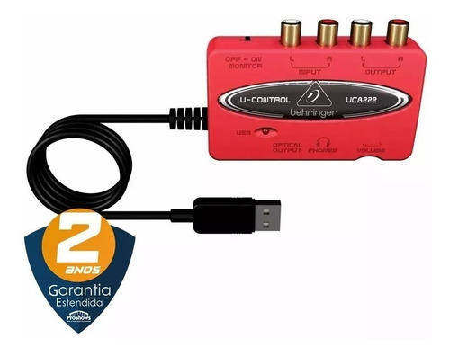 Interface de áudio Behringer U-Control UCA222