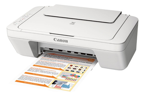 Impresora Inyección Tinta Todo En Color Con Cable Canon
