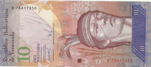 Billetes De 10 Bsf Letra B - 20 De Marzo 2007 