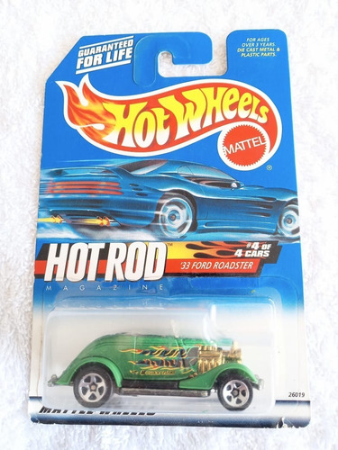 33 Ford Roadster Hot Rod Magazine, Hot Wheels 1999, Malaysia