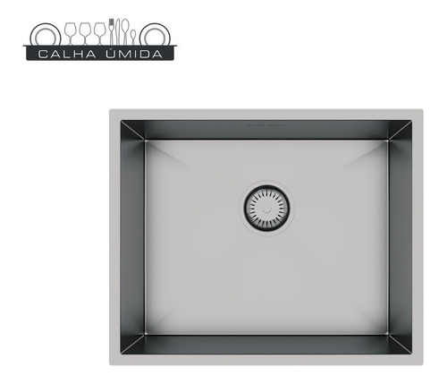 Cuba Inox Quadrada Gourmet Com Válvula 500 X 400
