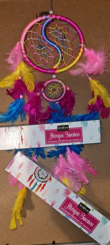 Imagen 4 de 5 de Atrapa Sueños Armonia +2 Cajas De Incienso Atrapa Sueños.