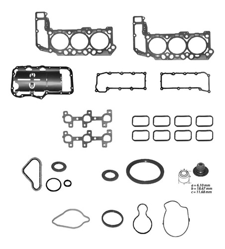 Kit Completo Juntas De Motor Nitro 2wd 07-11 V6 3.7 Ck