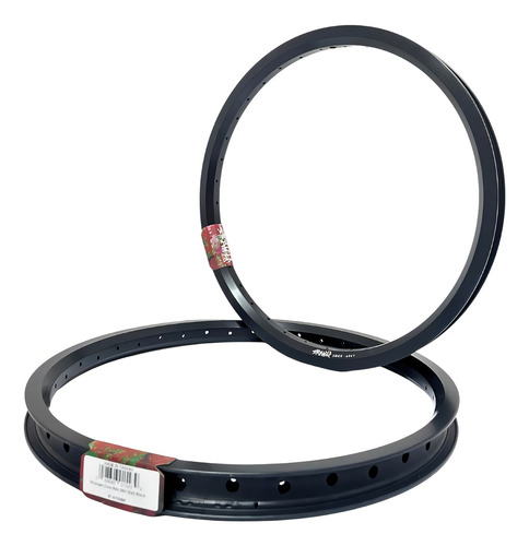 Par Aros Bmx Stranger Crux R20 36h Negro Mate