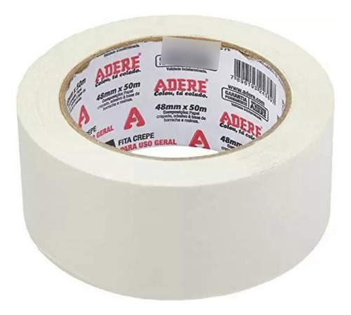 Fita Crepe Adesiva Larga Adere Para Uso Geral 48mmx50mt