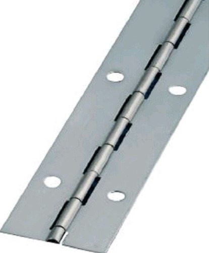 Set 24 Bisagra Piano Tira Niquelad Cromada 1,00 Mts X 2,5cm