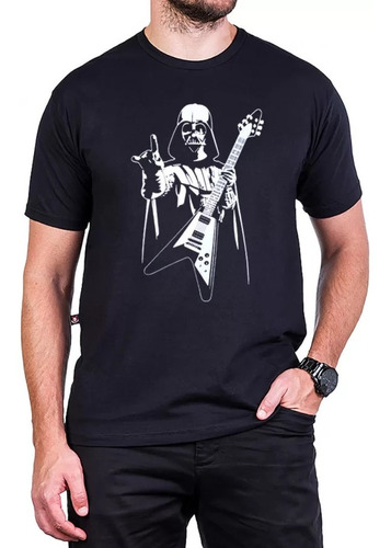 Camiseta Star Wars Darth Vader Guitarra - Unissex