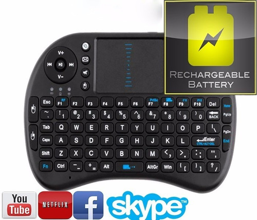 Mini Teclado Para Tv Box Tablet Pc Android Ios Laptop Apple