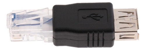 - 2x Convertidor De Red Ethernet Rj45 Macho A Usb2.0 Hembra