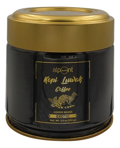 Alpont Gourmet Cafe Kopi Luwak Premium - Granos Enteros - To