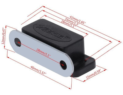 Imagen 2 de 2 de Pestillo Magnético Para Puerta De Mueble X Unidad