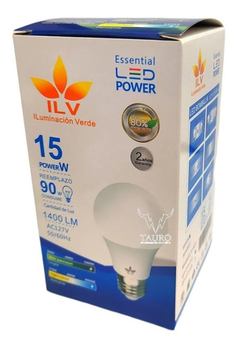 10 Pza Foco Led 15w Ahorrador Alta Gama Luz Blanca Oferta