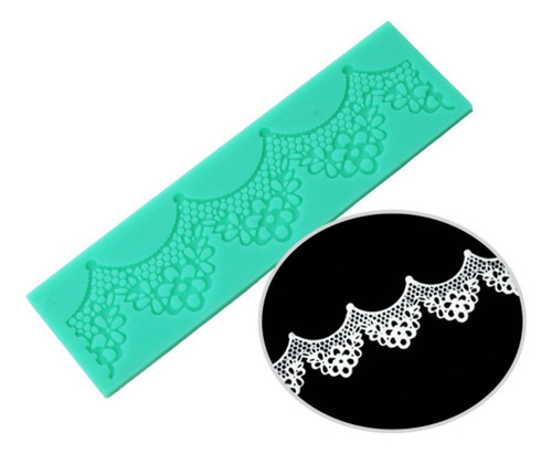 2 Moldes De Silicona Para Tartas Con Forma De Flor De Encaje