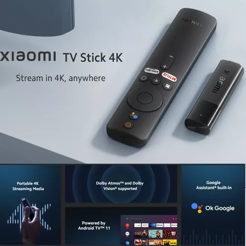 Xiaomi TV Stick 4K, la resolución 4K y compatibilidad con Dolby Vision y  Dolby Atmos a